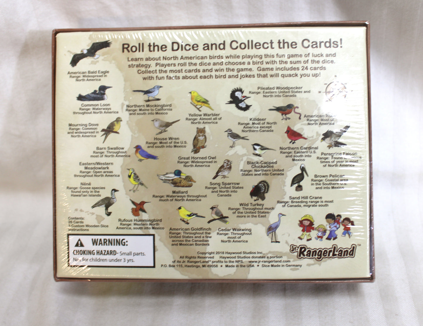 Three in the Tree, a Counting Card & Dice Game - Jr Rangerland (In Shrinkwrap)