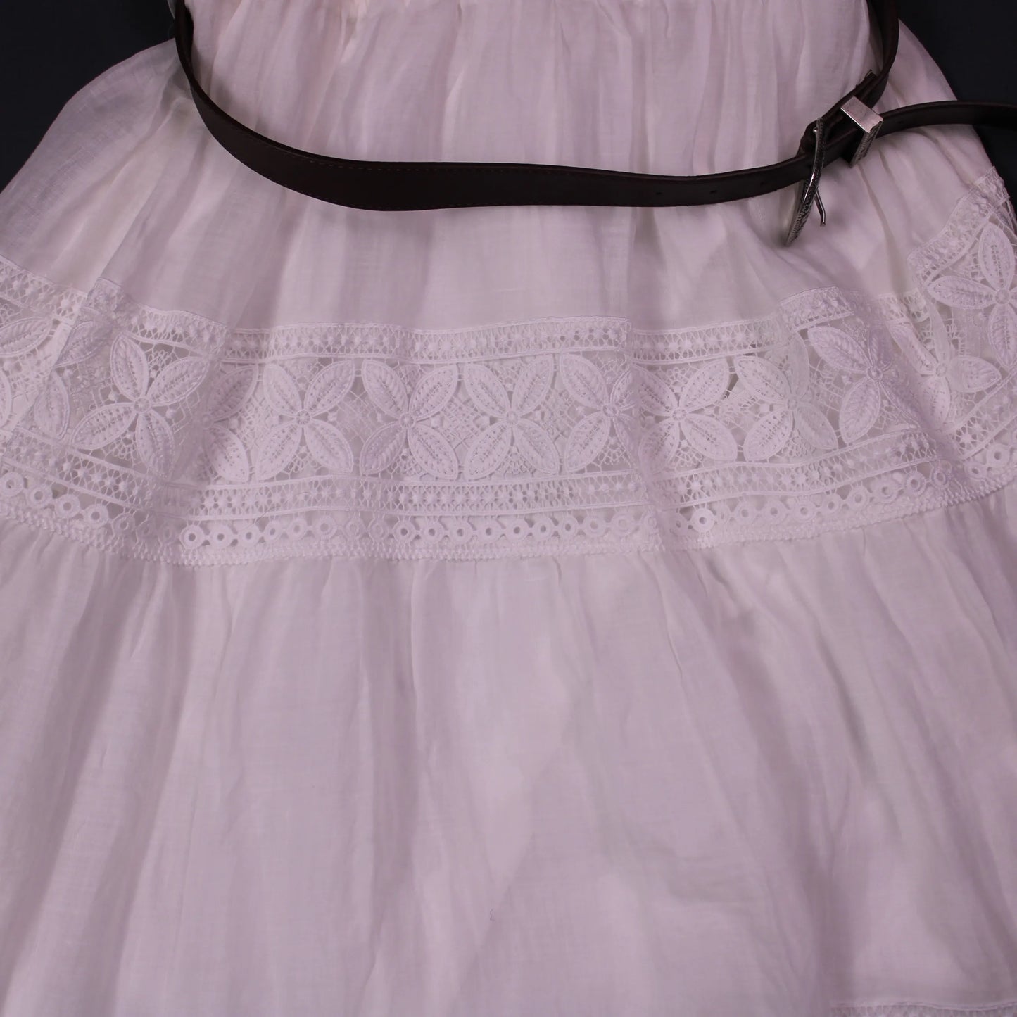 Ever New - White Lace Midi Dress - Size 10