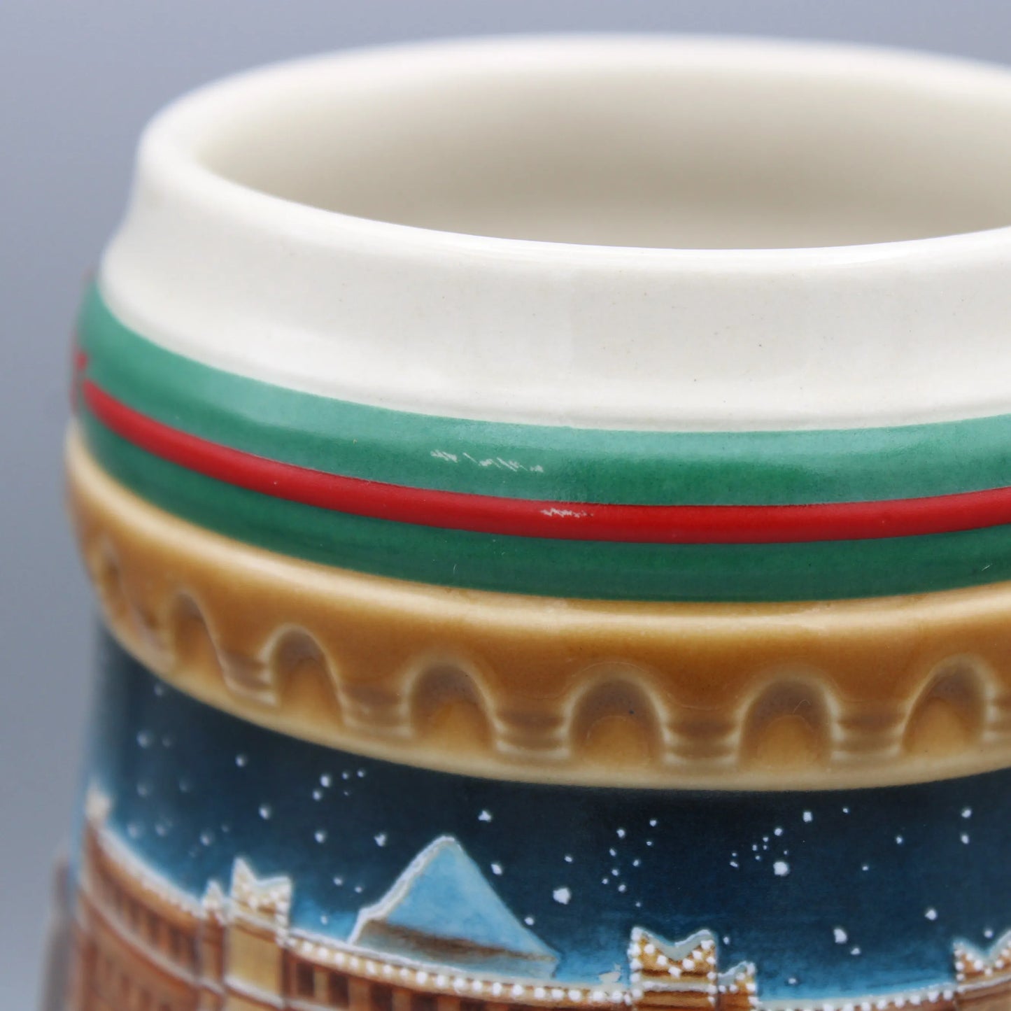 Ceramarte in Brazil - Vintage - 1997 Budweiser Holiday Stein
