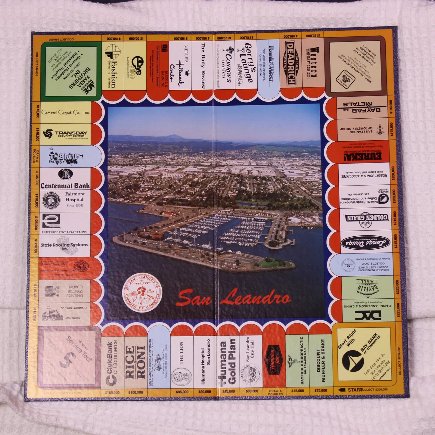 Hometown Productions - Hometown USA Board Game San Leandro