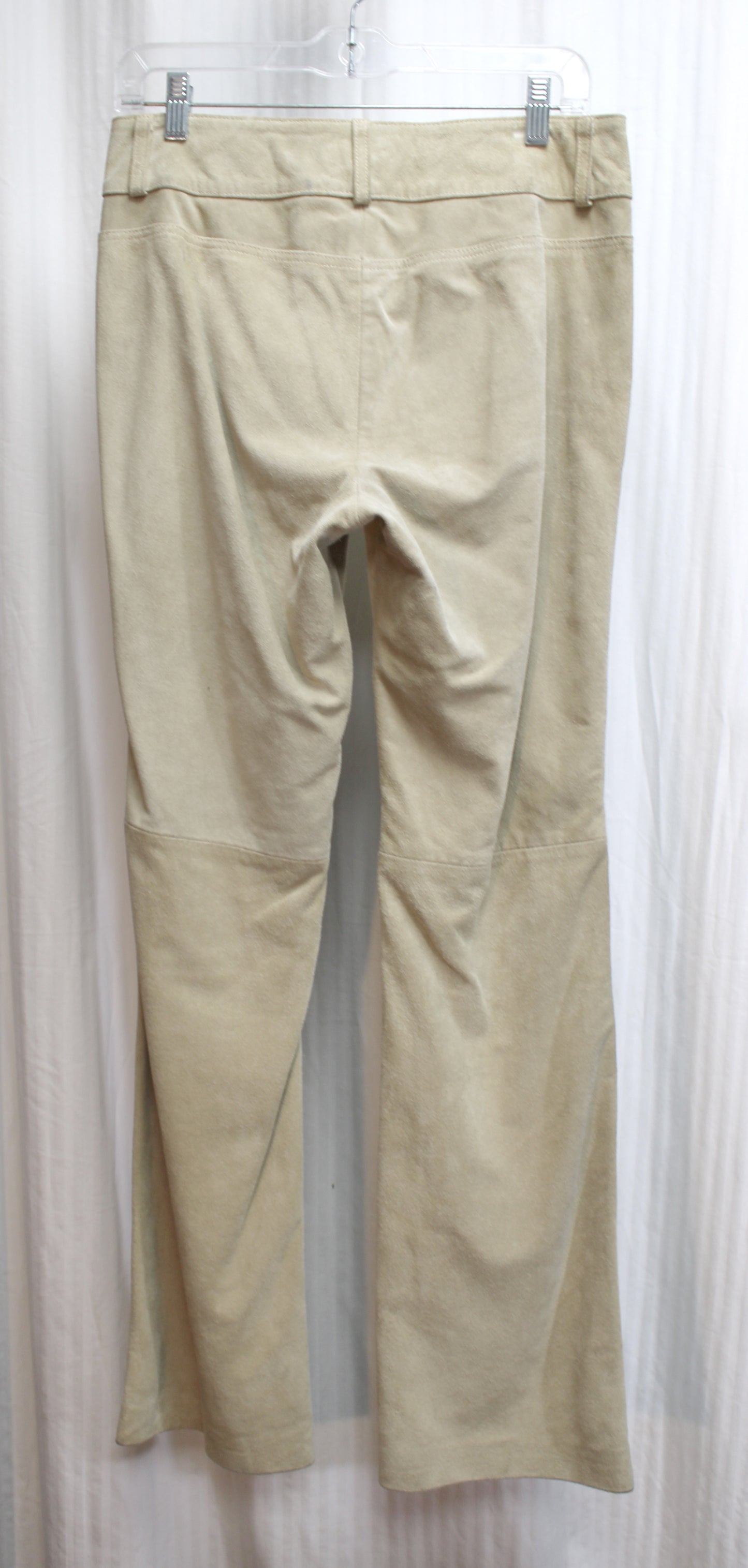 Banana Republic - Beige Boot Cut Suede Pants - Size 6