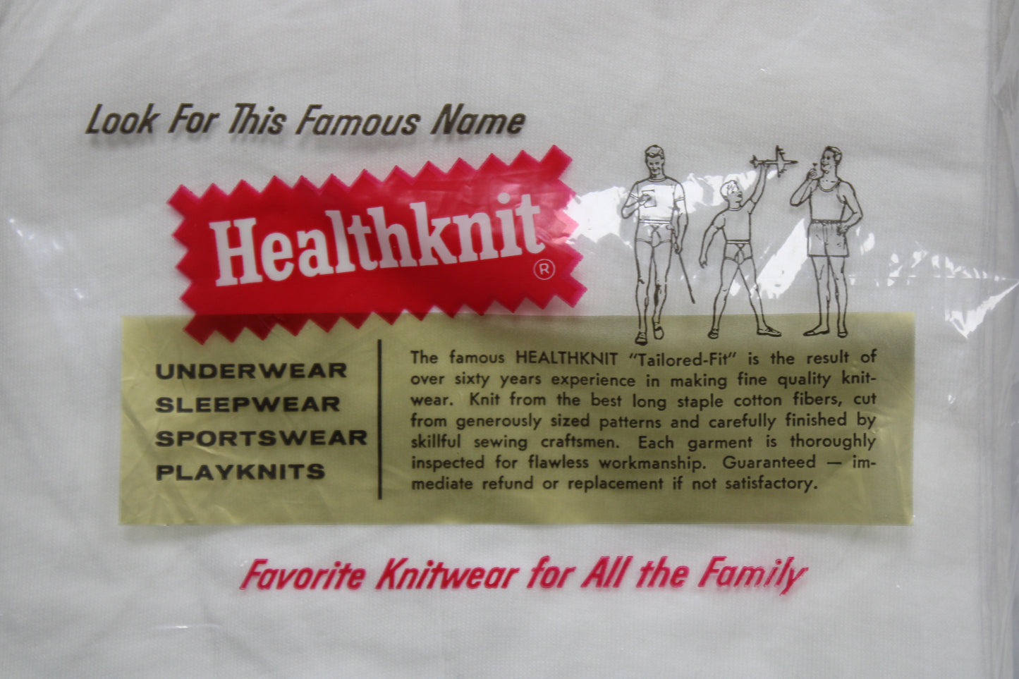 Vintage Healthknit 3-Pack White T-Shirts