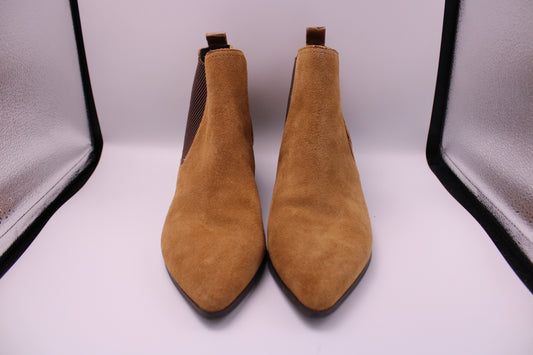 Donald Pliner - Suede Block Heel Booties - Size "7M"