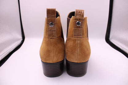 Donald Pliner - Suede Block Heel Booties - Size "7M"