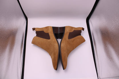 Donald Pliner - Suede Block Heel Booties - Size "7M"