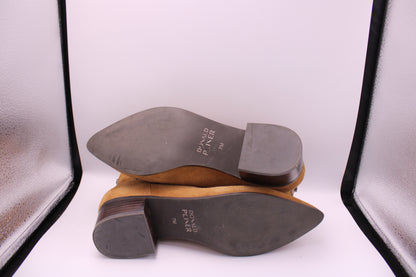 Donald Pliner - Suede Block Heel Booties - Size "7M"