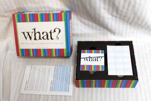 Outset Media - What? "What a Party! What a Laugh! What a Thing to Say! What a Game!" - Party Game