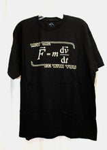 Load image into Gallery viewer, Ann Arbor - (Star Wars) May the Force (Math Equation) Be with You - Black  Novelty T-Shirt - Size XL