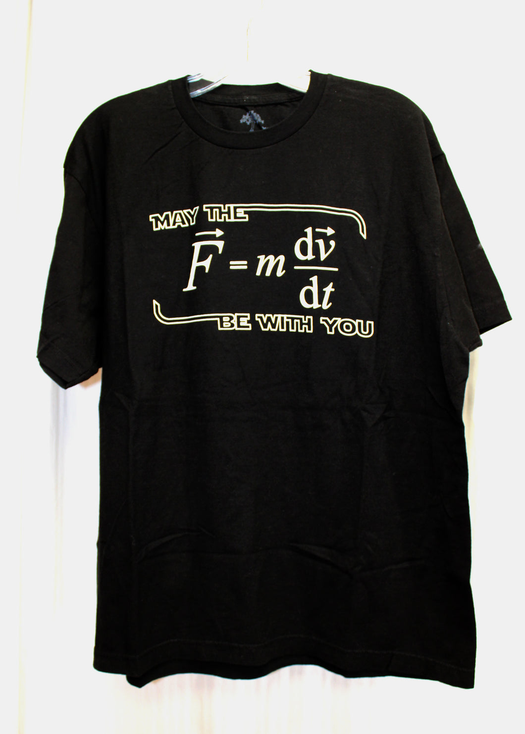 Ann Arbor - (Star Wars) May the Force (Math Equation) Be with You - Black  Novelty T-Shirt - Size XL