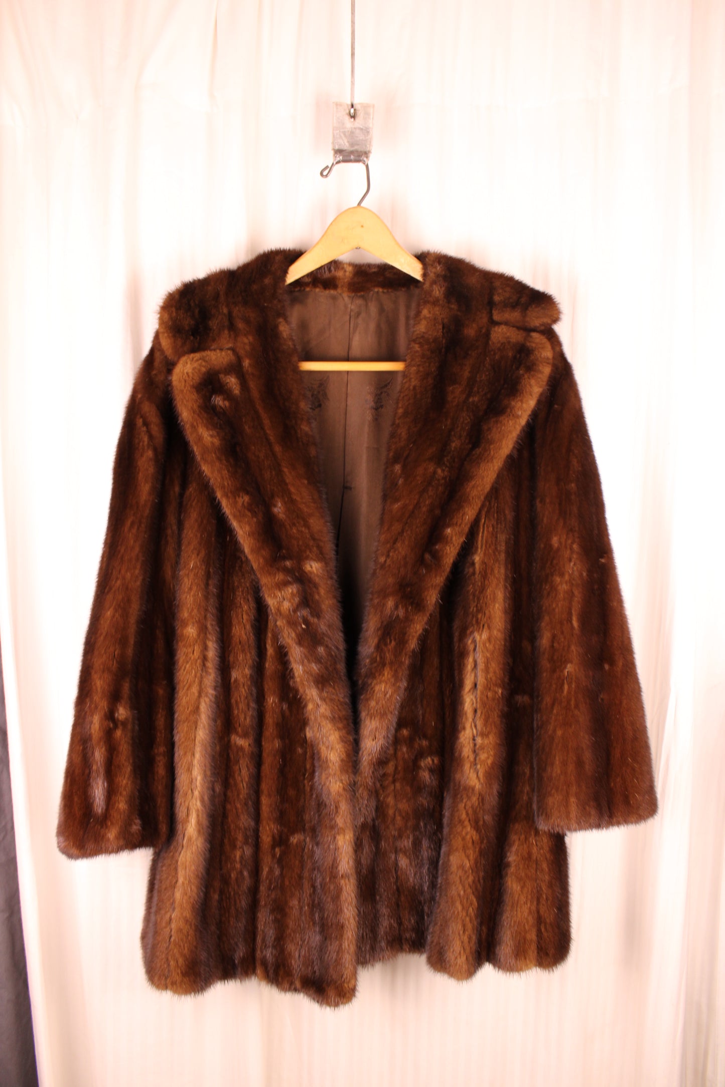 Vintage - Dark Mink Coat - Damaged