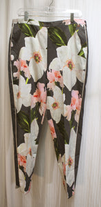 Ted Baker London - "Chatsworth" Floral Tuxedo Piping Trousers - Size 4 (See Measurements 33" Waist)