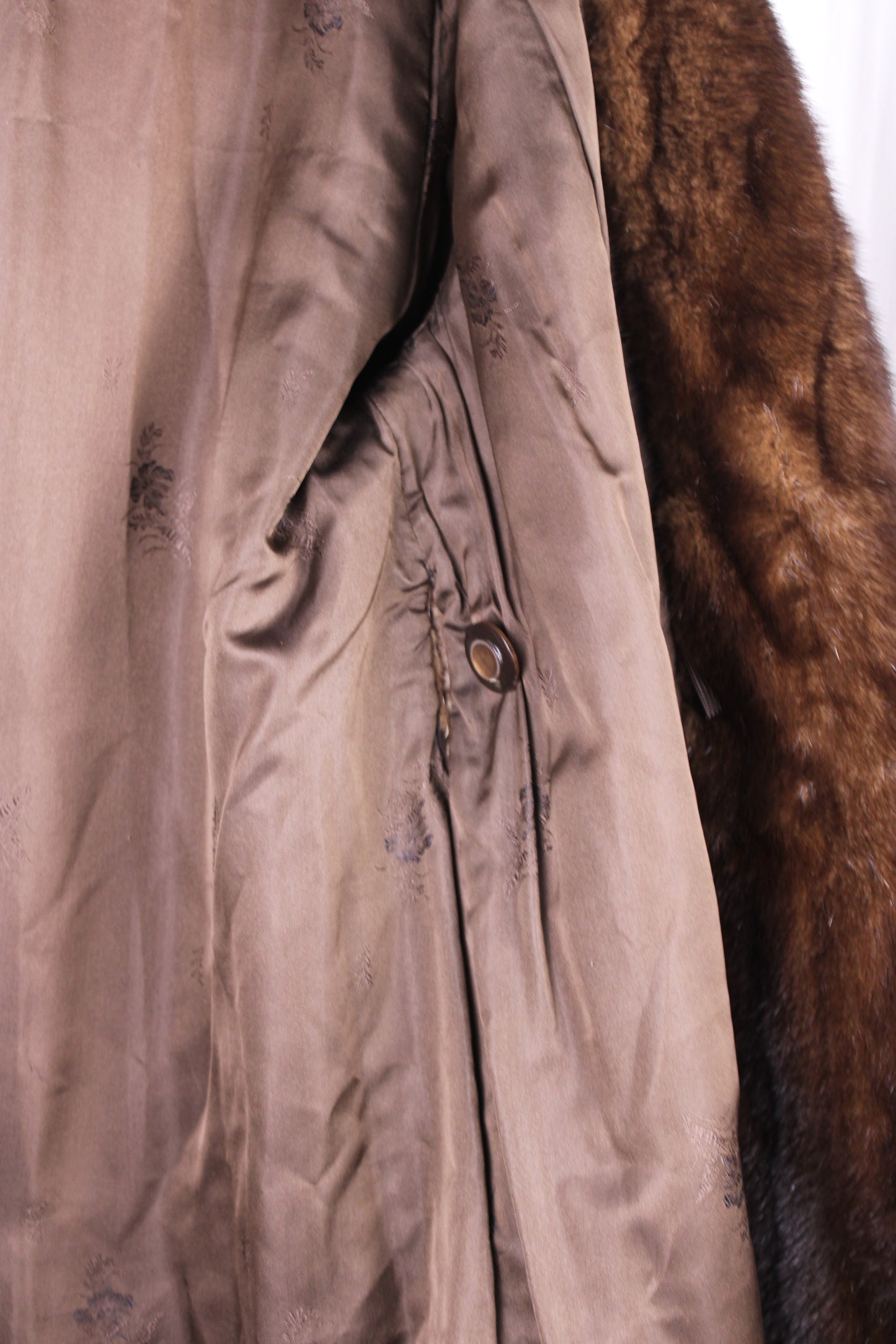 Vintage - Dark Mink Coat - Damaged