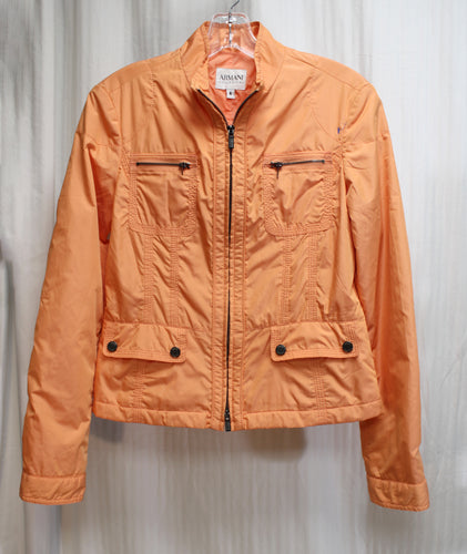 Armani Collezioni - Orange Cream - Insolated Windbreaker Jacket -Size 6