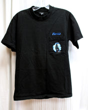 Load image into Gallery viewer, Vintage, Single Stitch - Black Florida Sailboats - 2 Sided Pocket T-Shirt - Size M