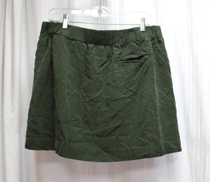 Banana Republic - Army Green Utility Style Skirt - Size L (Petite)