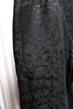 Load image into Gallery viewer, Vintage - Fritzi of California - Black Leaf/Floral Jacquard  Pants - See Measurements 22&quot; Waist