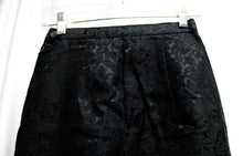 Load image into Gallery viewer, Vintage - Fritzi of California - Black Leaf/Floral Jacquard  Pants - See Measurements 22&quot; Waist