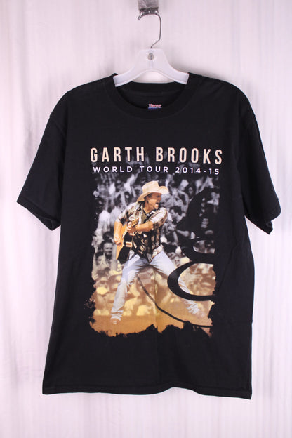 Hanes Beefy T - Garth Brooks World Tour 2014-15 T-Shirt - Size Medium