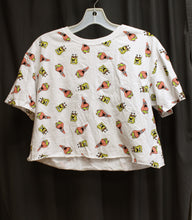 Load image into Gallery viewer, Spongebob Squarepants - All Over Print Cropped T-Shirt - Size L