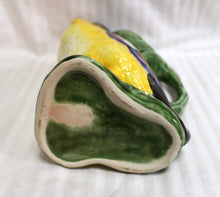 Load image into Gallery viewer, Vintage -  F. Mendez Caldas (Portugal) Glazed Ceramic Mallard Duck w/ Cat Tail Pitcher 10.5&quot;h