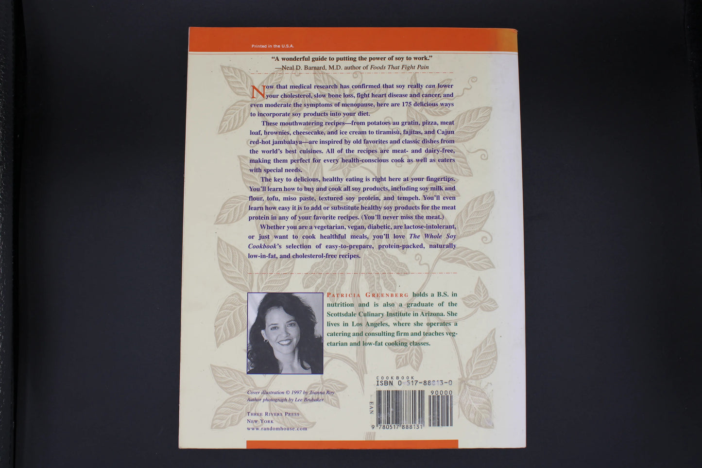 The Whole Soy Cookbook by Patricia Greenburg with Helen Newton Hartung