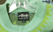 Load image into Gallery viewer, Alaska Airlines  - Winter Pattern Planes &amp; Luggage Pullover Sweater - Size 2XL