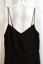 Load image into Gallery viewer, Maeve (Anthropologie) - Black Adjustable Spaghetti Strap Jumpsuit - Size 8 (w/ tags)