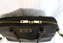 Load image into Gallery viewer, Kate Spade - Black Satchel Handbag w/ Adjustable Removeable Shoulder Strap