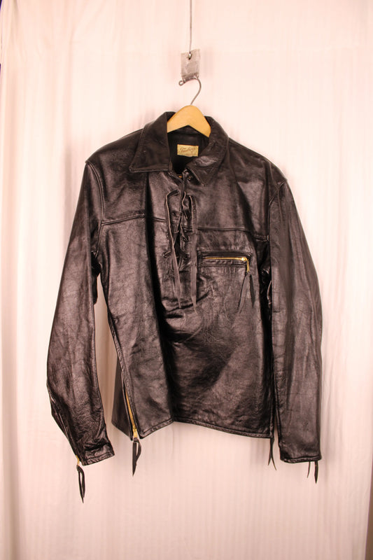 Vintage - Tauber's -  Horsehide Motorcycle Jacket- Size 44