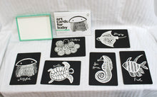Load image into Gallery viewer, Wee Gallery - Art Cards for Baby - Sea Collection - 6 High Contrasts Animal Art Cards