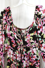 Load image into Gallery viewer, Roxy - &quot;On Holiday&quot; Lightweight Empire Waist Floral, Smocked Back Maxi Dress - Size Small  (w/ Tags)