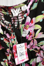 Load image into Gallery viewer, Roxy - &quot;On Holiday&quot; Lightweight Empire Waist Floral, Smocked Back Maxi Dress - Size Small  (w/ Tags)
