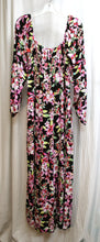 Load image into Gallery viewer, Roxy - &quot;On Holiday&quot; Lightweight Empire Waist Floral, Smocked Back Maxi Dress - Size Small  (w/ Tags)