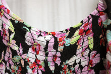 Load image into Gallery viewer, Roxy - &quot;On Holiday&quot; Lightweight Empire Waist Floral, Smocked Back Maxi Dress - Size Small  (w/ Tags)