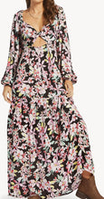 Load image into Gallery viewer, Roxy - &quot;On Holiday&quot; Lightweight Empire Waist Floral, Smocked Back Maxi Dress - Size Small  (w/ Tags)