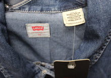 Load image into Gallery viewer, Levi&#39;s - Chambray Weight Denim, Long Sleeve Midi, Snap Front Shirt Dress - Size 3X (w/ Tag)