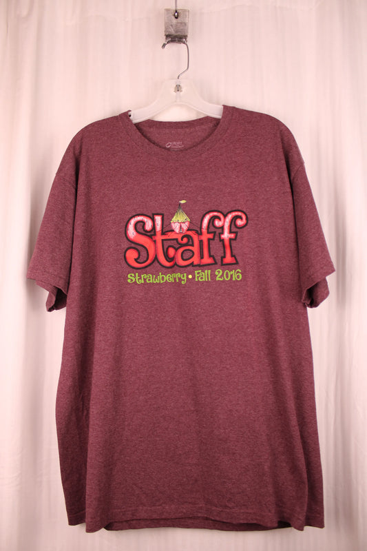 Strawberry Music Festival Fall 2016 Staff Graphic T-Shirt - Size XL