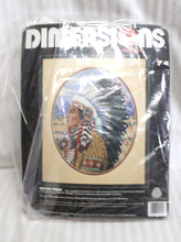 Load image into Gallery viewer, Vintage 1992 - Dimensions Needlepoint-  &quot;Native Pride&quot; Needlepoint Kit for 15x18&quot; Frame
