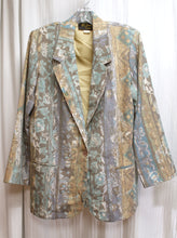 Load image into Gallery viewer, Anthropologie - &quot;Clemente&quot; Blue &amp; White, On/Off Shoulder Elastic &amp; Tie Belt Waist Playsuit Romper- Size S