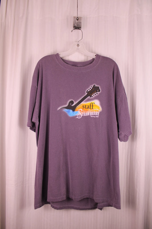 Strawberry Music Festival Spring 2007 Staff Graphic T-Shirt - Size XL