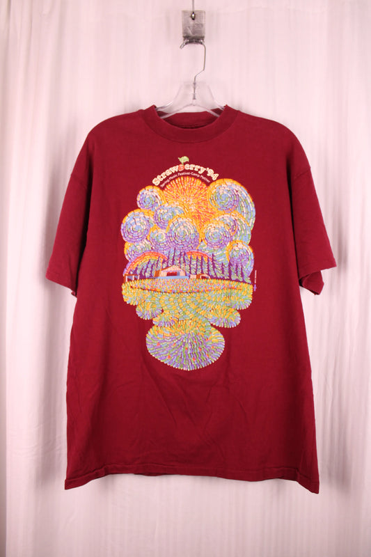 Strawberry Music Festival 1994 Graphic T-Shirt - Size L