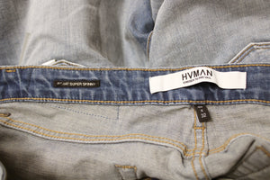 Men's- Hvman - "Strat Super Skinny" Jeans in "Light Sand" - Size 40x32 (w/ Tags)