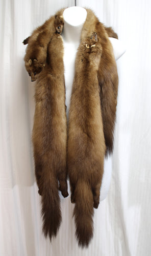 Vintage - Helene F. Johnson, Oakland - 4 Pelt Fox Fur Stole