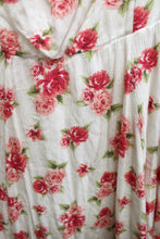 Load image into Gallery viewer, Torrid - Off White w/ Roses Ruffle Strap Short Sundress - Size 18