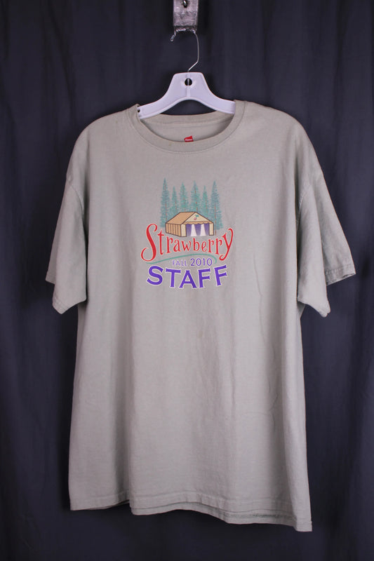 Strawberry Music Festival Fall 2010 Staff Graphic T-Shirt - Size XL
