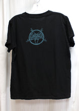 Load image into Gallery viewer, Slayer - Raised Texture w/ Metallic Highlighting, 2 Sided Black T-Shirt - Size S