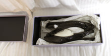 Load image into Gallery viewer, Vintage- Handmade-- Velvet Box Pleated Beautiful Print Midi Skirt - Size: 28&quot; Waist