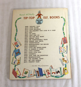 Vintage 1956 - Little Lost Kitten- A Story of Williamsburg in the Days of George Washington - Tip Top Elf/ Ran Mc Nally - Book