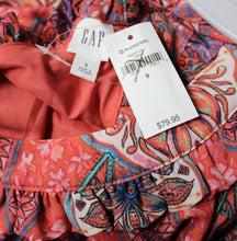 Load image into Gallery viewer, Gap - Paisley Print, Tie Back Adjustable Racerback, Ruffle &amp; Flowy tie Belt Waist, Midi Dress - Size S (w/ Tag)
