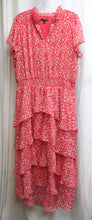 Load image into Gallery viewer, Sam and Jess - Red &amp; white Floral Ruffle Tiered Maxi Dress - Size XL